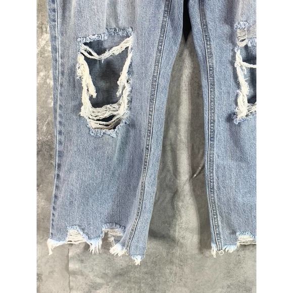 And Now This Women's Pryer Distressed Raw-Hem Denim Jeans SZ 31 - Picture 6 of 12